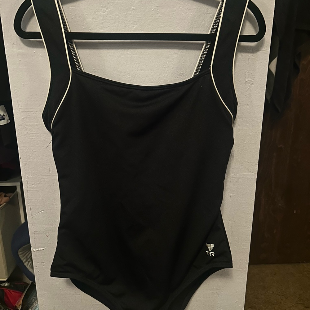TYR Black One Piece Swimsuit